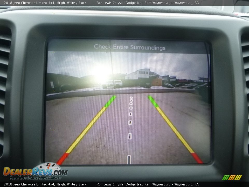 2018 Jeep Cherokee Limited 4x4 Bright White / Black Photo #18