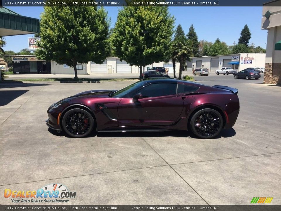 Black Rose Metallic 2017 Chevrolet Corvette Z06 Coupe Photo #1