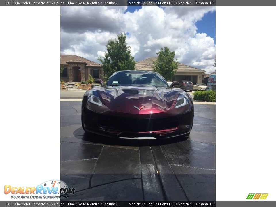 2017 Chevrolet Corvette Z06 Coupe Black Rose Metallic / Jet Black Photo #2