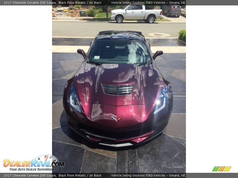 2017 Chevrolet Corvette Z06 Coupe Black Rose Metallic / Jet Black Photo #3