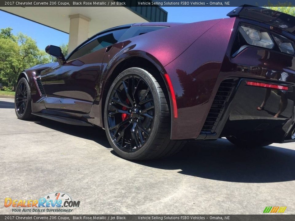 2017 Chevrolet Corvette Z06 Coupe Black Rose Metallic / Jet Black Photo #5