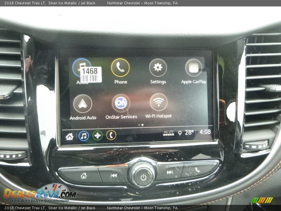 2018 Chevrolet Trax LT Silver Ice Metallic / Jet Black Photo #18
