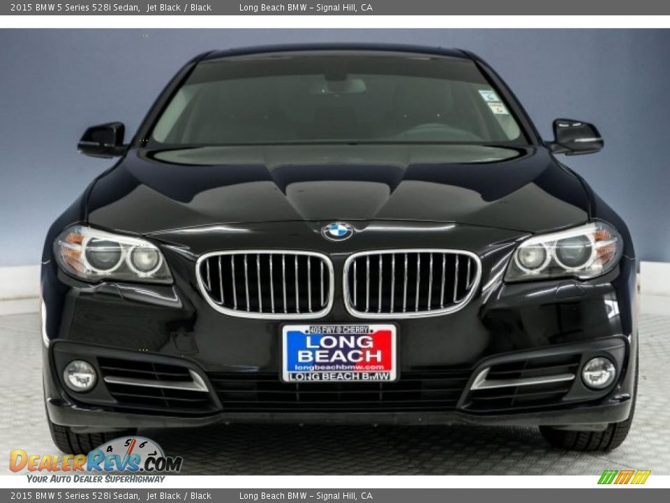 2015 BMW 5 Series 528i Sedan Jet Black / Black Photo #2