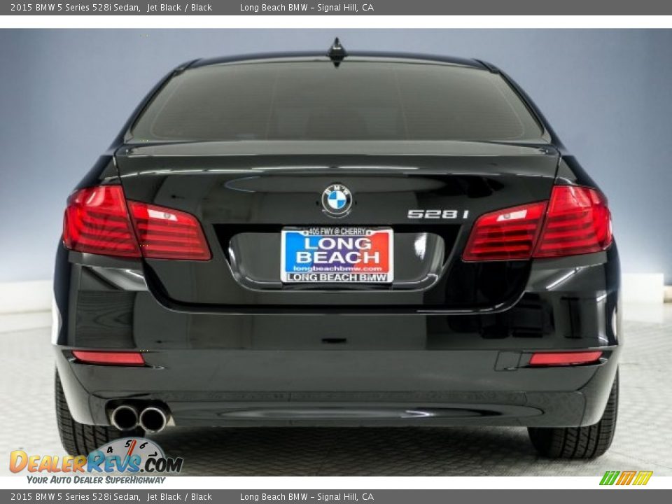 2015 BMW 5 Series 528i Sedan Jet Black / Black Photo #3