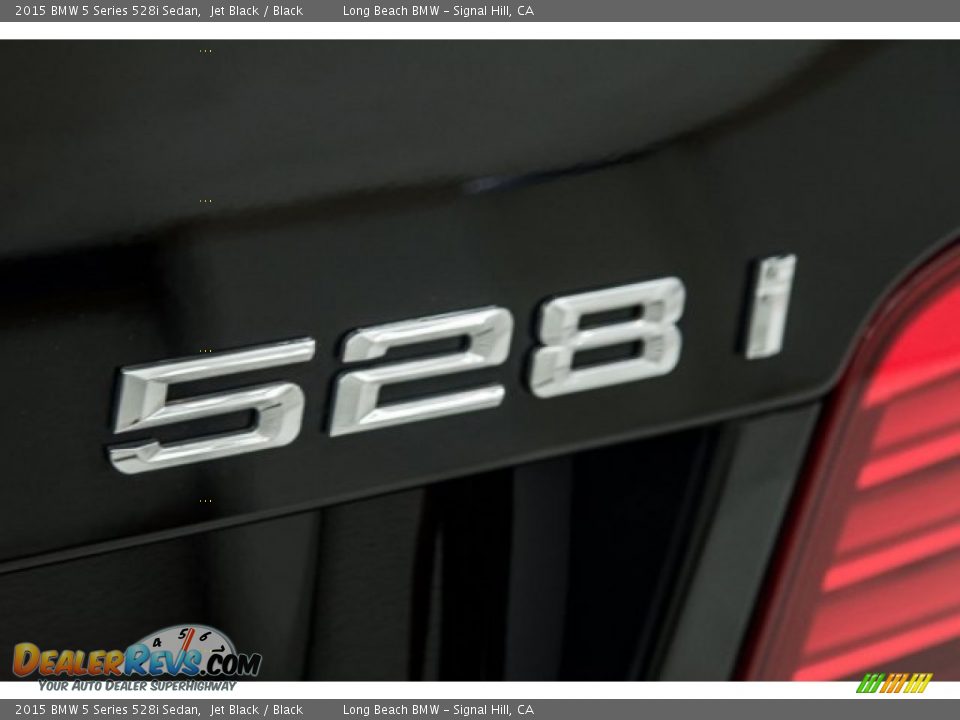 2015 BMW 5 Series 528i Sedan Jet Black / Black Photo #6