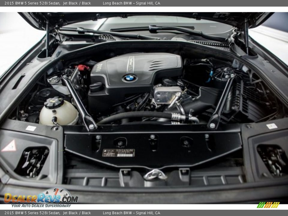 2015 BMW 5 Series 528i Sedan Jet Black / Black Photo #9