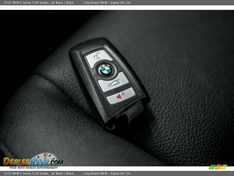 2015 BMW 5 Series 528i Sedan Jet Black / Black Photo #11
