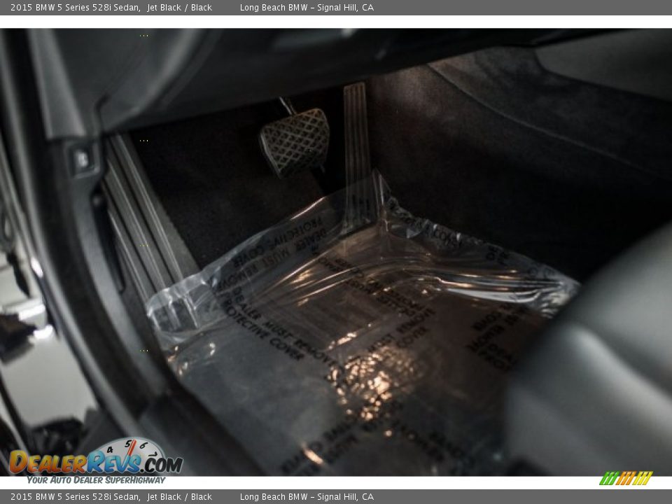 2015 BMW 5 Series 528i Sedan Jet Black / Black Photo #17