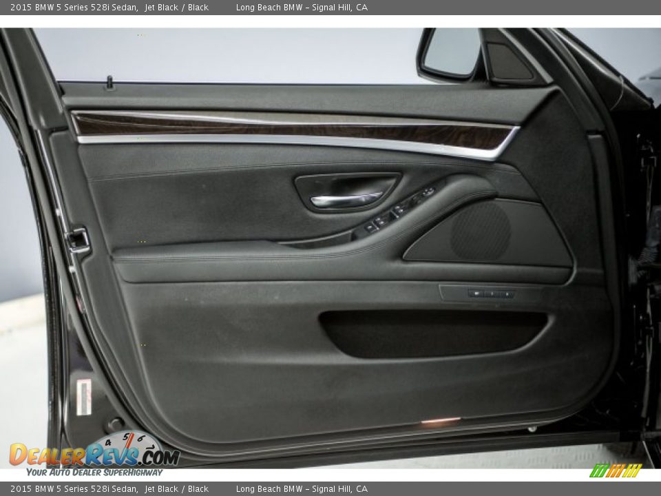 2015 BMW 5 Series 528i Sedan Jet Black / Black Photo #19