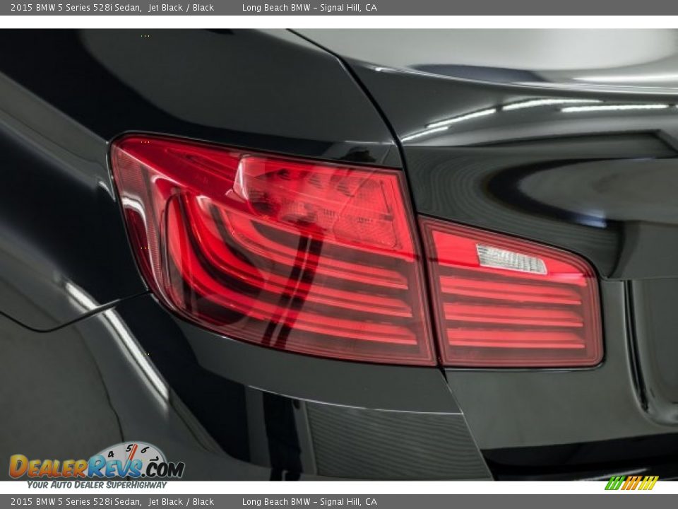 2015 BMW 5 Series 528i Sedan Jet Black / Black Photo #20