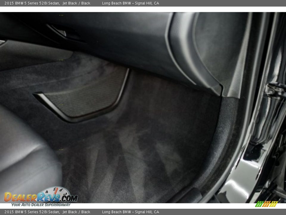2015 BMW 5 Series 528i Sedan Jet Black / Black Photo #21