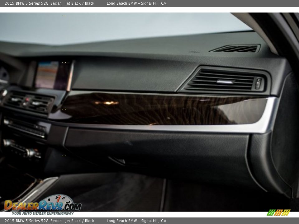 2015 BMW 5 Series 528i Sedan Jet Black / Black Photo #22