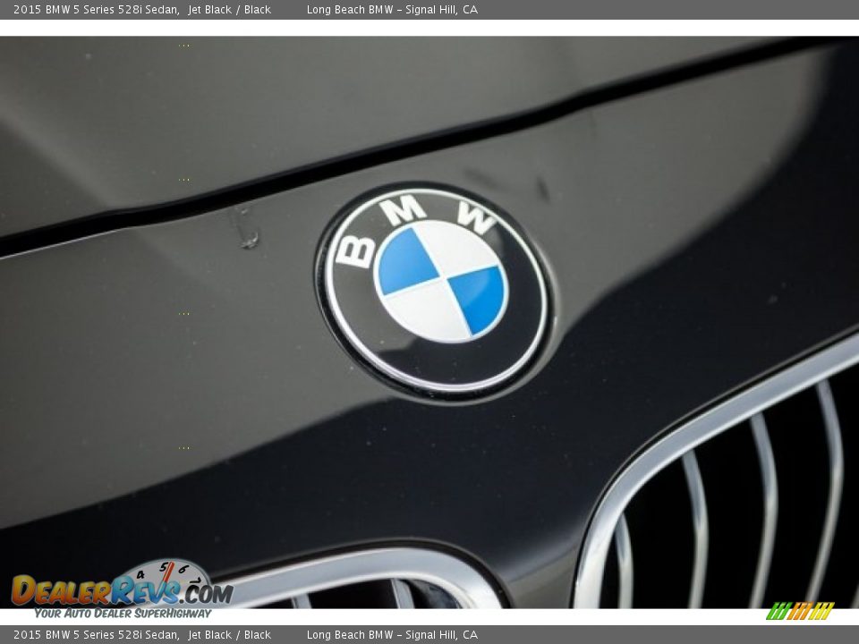 2015 BMW 5 Series 528i Sedan Jet Black / Black Photo #26