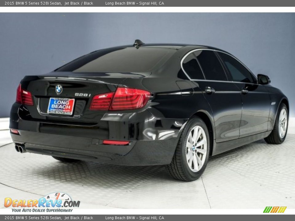 2015 BMW 5 Series 528i Sedan Jet Black / Black Photo #30
