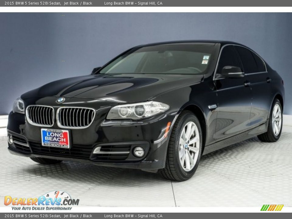 2015 BMW 5 Series 528i Sedan Jet Black / Black Photo #31