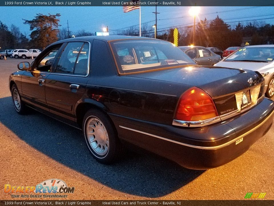 1999 Ford Crown Victoria LX Black / Light Graphite Photo #2