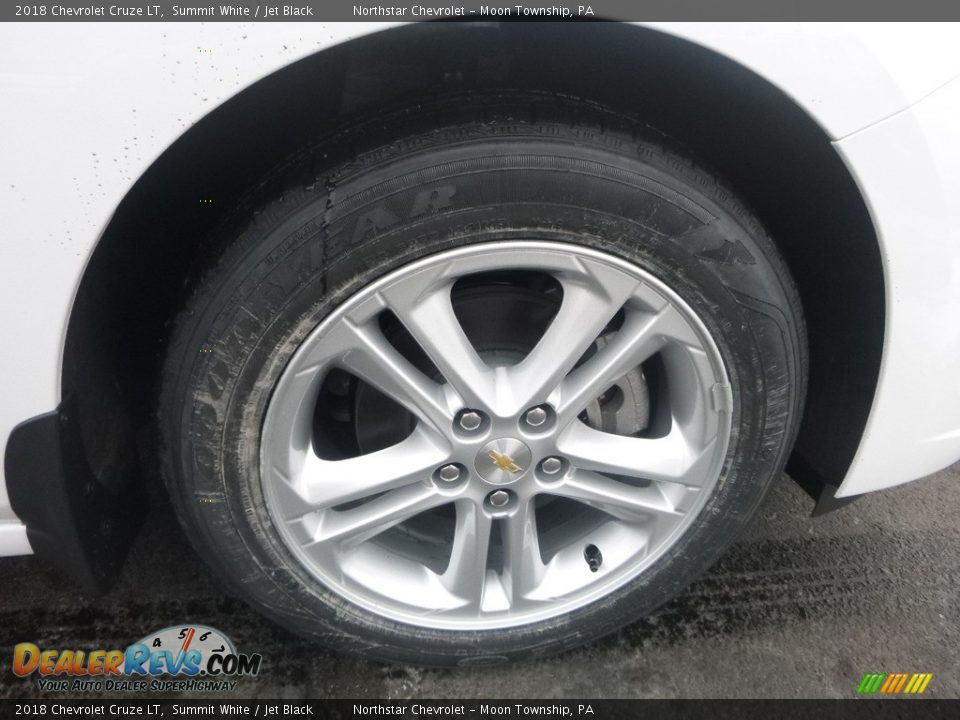 2018 Chevrolet Cruze LT Summit White / Jet Black Photo #9