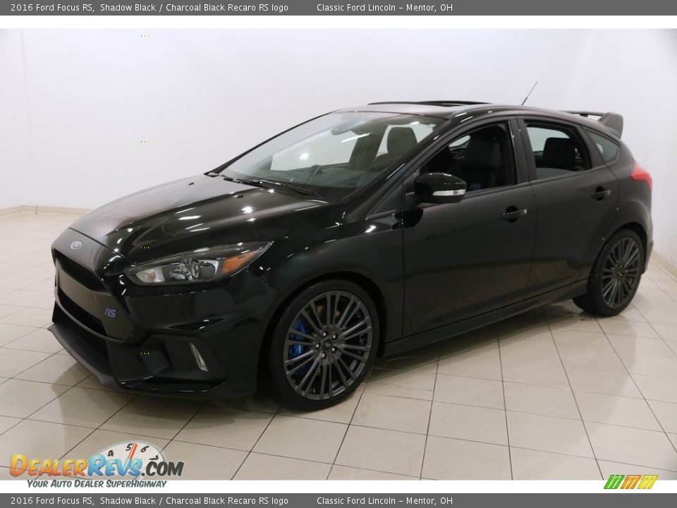 2016 Ford Focus RS Shadow Black / Charcoal Black Recaro RS logo Photo #3