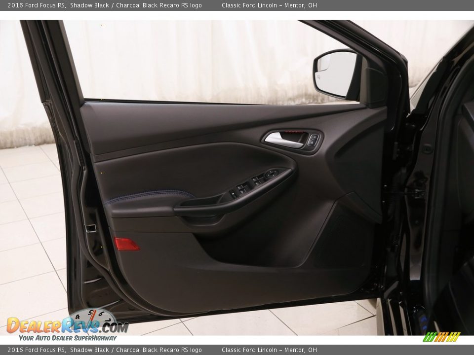 2016 Ford Focus RS Shadow Black / Charcoal Black Recaro RS logo Photo #4