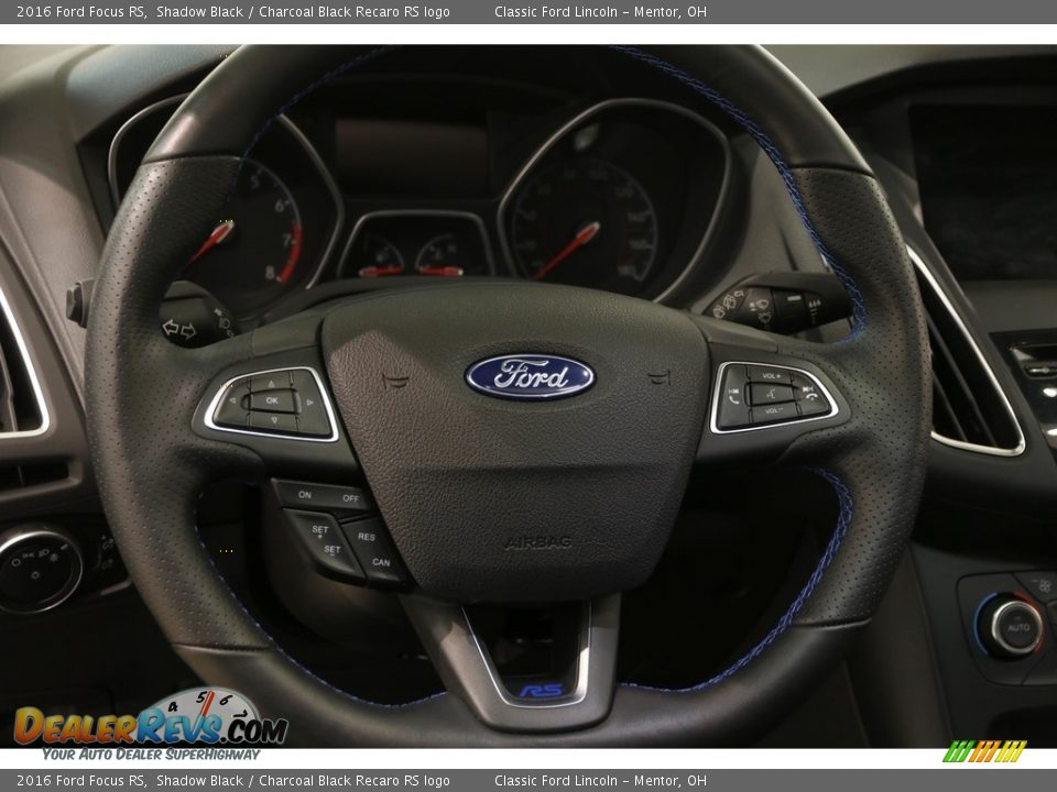 2016 Ford Focus RS Shadow Black / Charcoal Black Recaro RS logo Photo #6