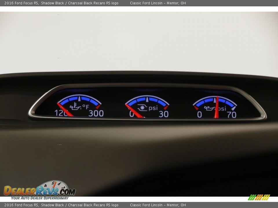 2016 Ford Focus RS Shadow Black / Charcoal Black Recaro RS logo Photo #8