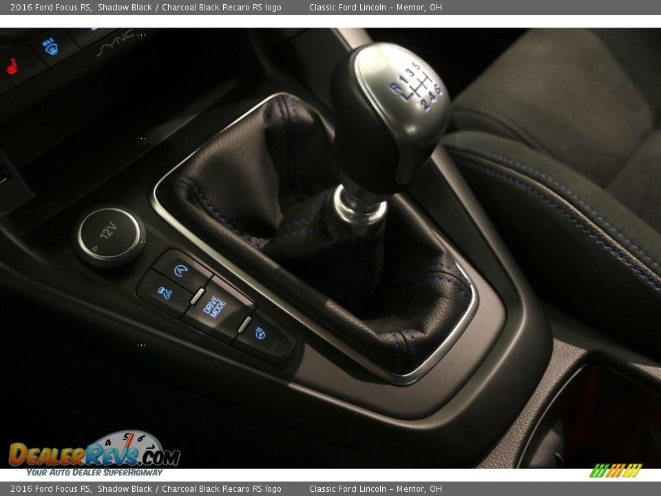 2016 Ford Focus RS Shadow Black / Charcoal Black Recaro RS logo Photo #14