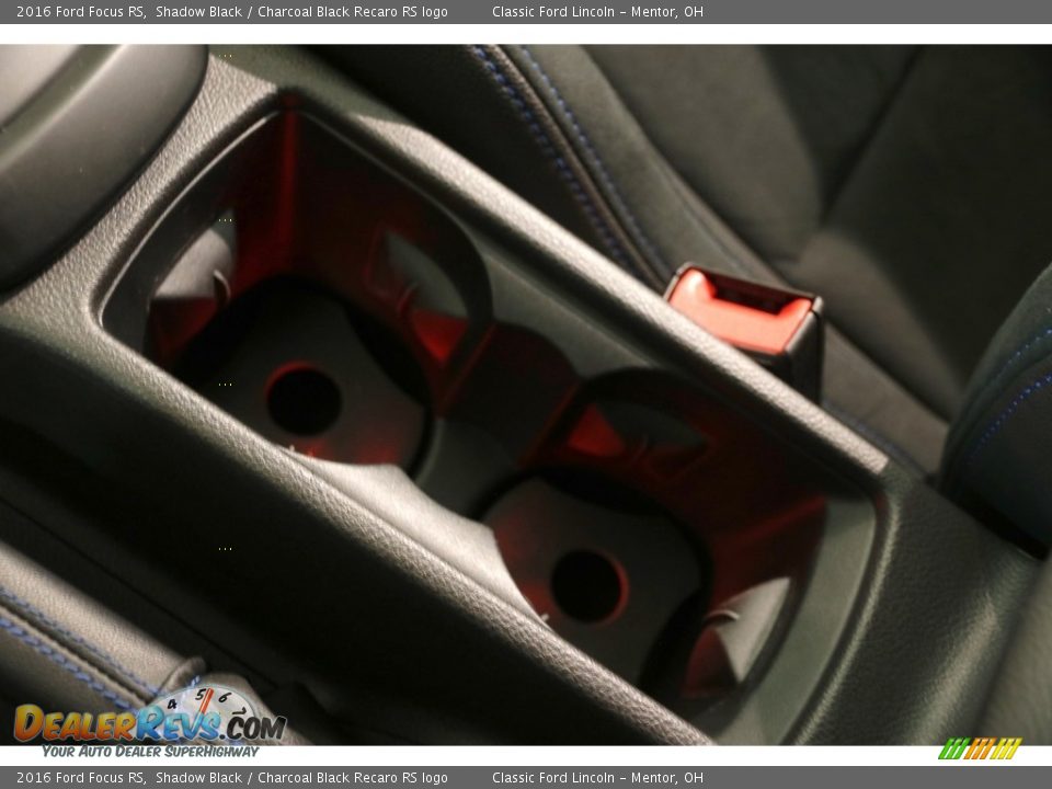 2016 Ford Focus RS Shadow Black / Charcoal Black Recaro RS logo Photo #15