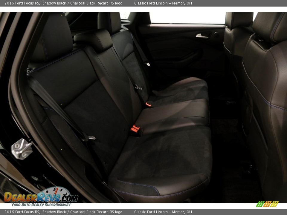 2016 Ford Focus RS Shadow Black / Charcoal Black Recaro RS logo Photo #17