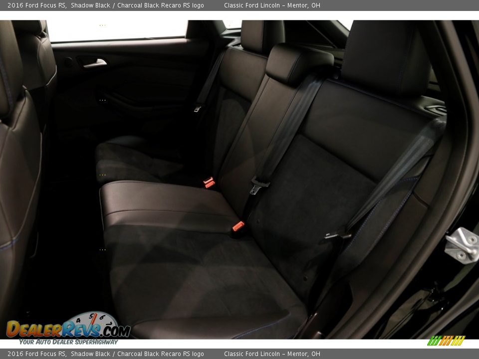 2016 Ford Focus RS Shadow Black / Charcoal Black Recaro RS logo Photo #18
