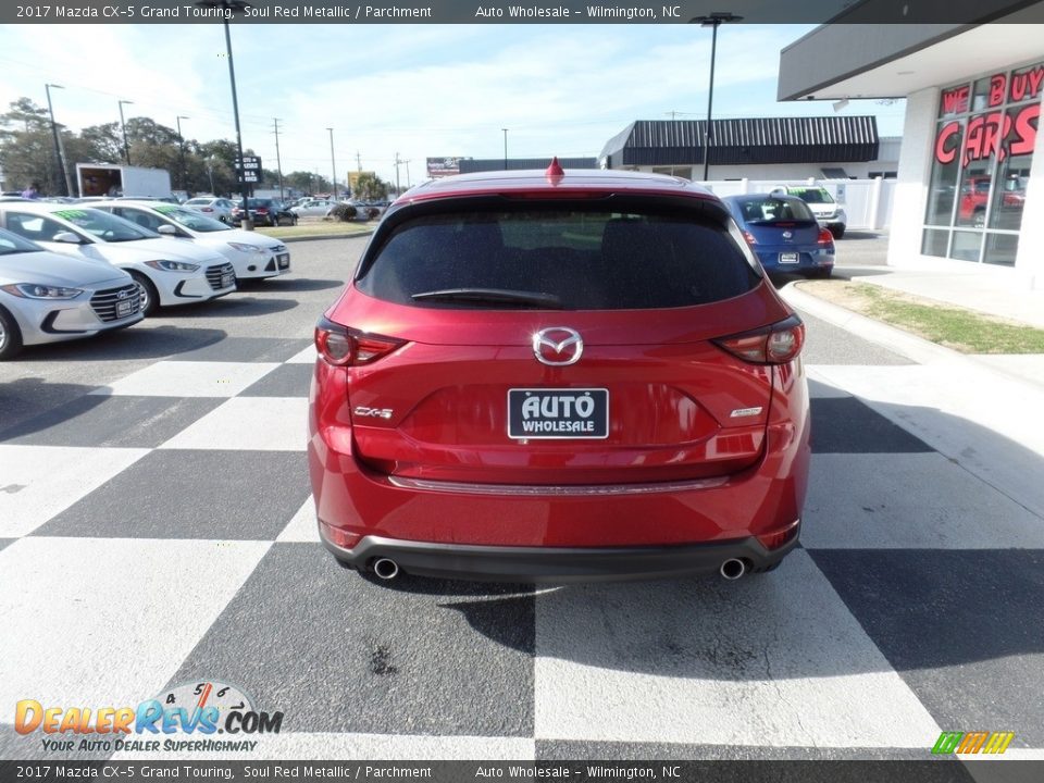 2017 Mazda CX-5 Grand Touring Soul Red Metallic / Parchment Photo #4