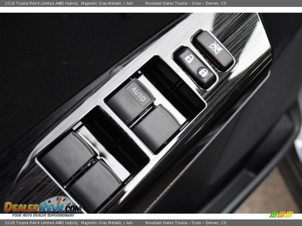2018 Toyota RAV4 Limited AWD Hybrid Magnetic Gray Metallic / Ash Photo #24