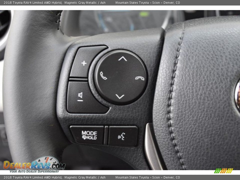 2018 Toyota RAV4 Limited AWD Hybrid Magnetic Gray Metallic / Ash Photo #28