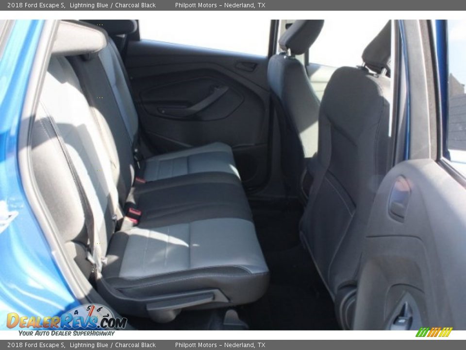 2018 Ford Escape S Lightning Blue / Charcoal Black Photo #28