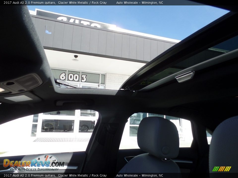 2017 Audi A3 2.0 Premium quttaro Glacier White Metallic / Rock Gray Photo #11