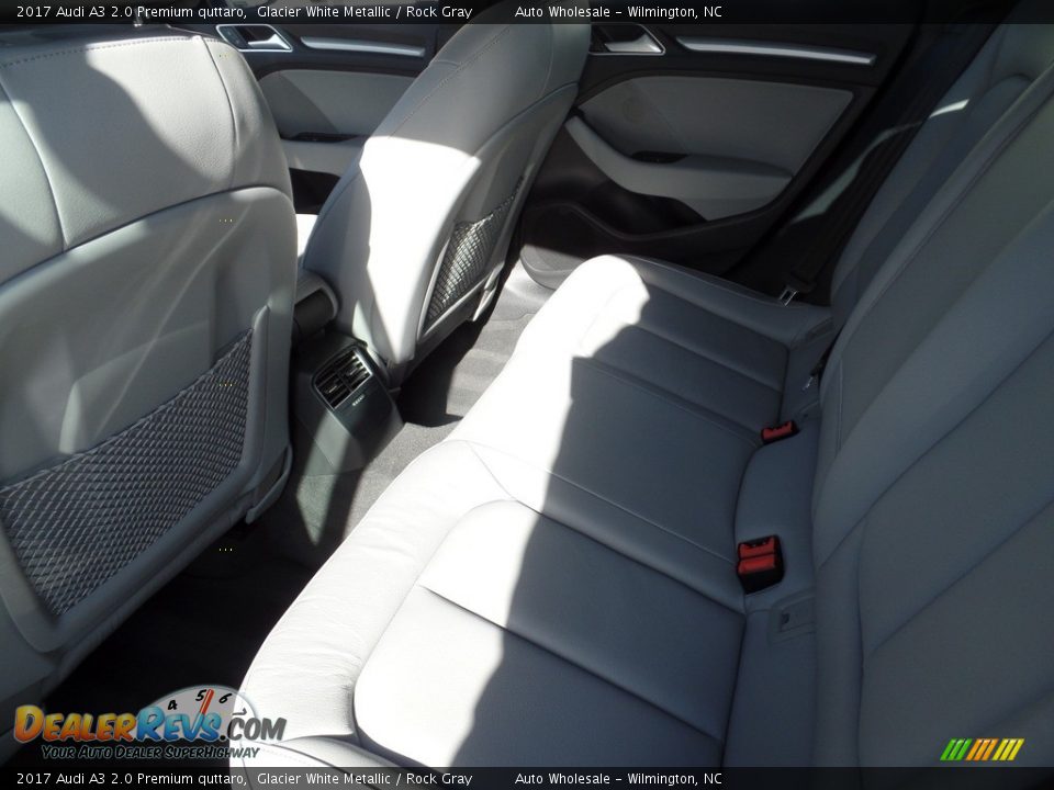 2017 Audi A3 2.0 Premium quttaro Glacier White Metallic / Rock Gray Photo #12