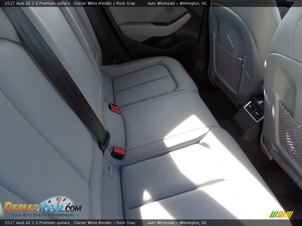 2017 Audi A3 2.0 Premium quttaro Glacier White Metallic / Rock Gray Photo #14