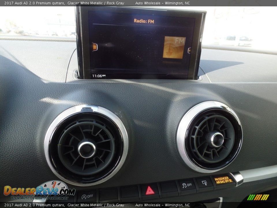 2017 Audi A3 2.0 Premium quttaro Glacier White Metallic / Rock Gray Photo #17