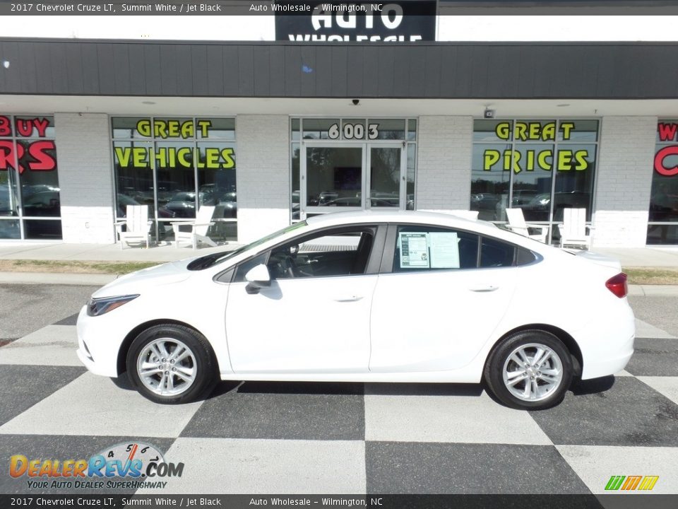 2017 Chevrolet Cruze LT Summit White / Jet Black Photo #1
