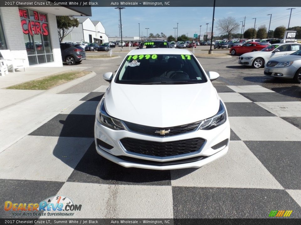 2017 Chevrolet Cruze LT Summit White / Jet Black Photo #2