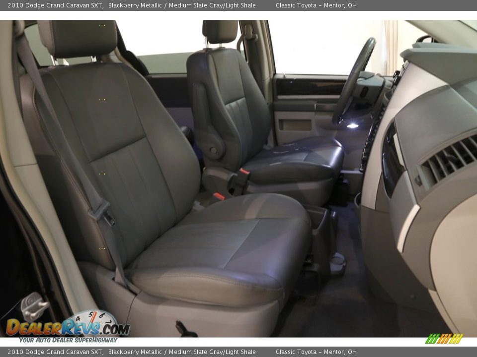 2010 Dodge Grand Caravan SXT Blackberry Metallic / Medium Slate Gray/Light Shale Photo #12