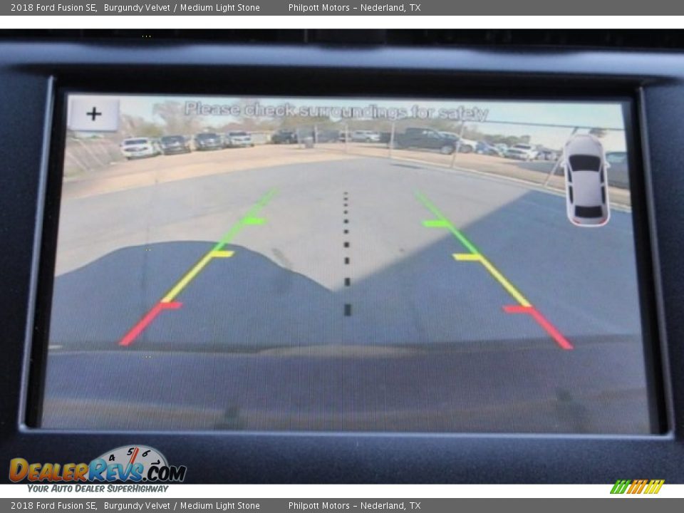 2018 Ford Fusion SE Burgundy Velvet / Medium Light Stone Photo #17
