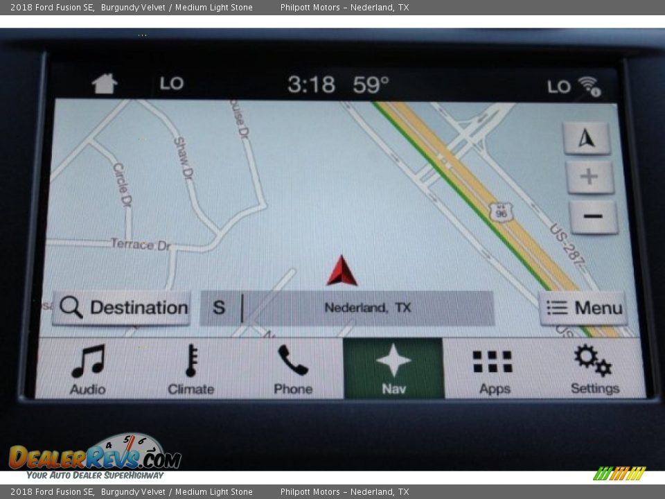 2018 Ford Fusion SE Burgundy Velvet / Medium Light Stone Photo #18