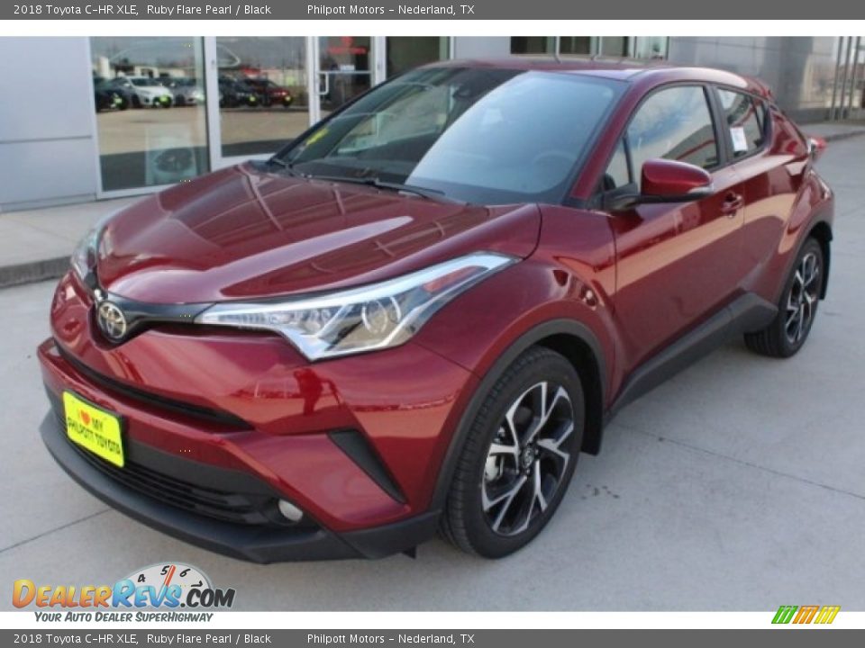 2018 Toyota C-HR XLE Ruby Flare Pearl / Black Photo #3