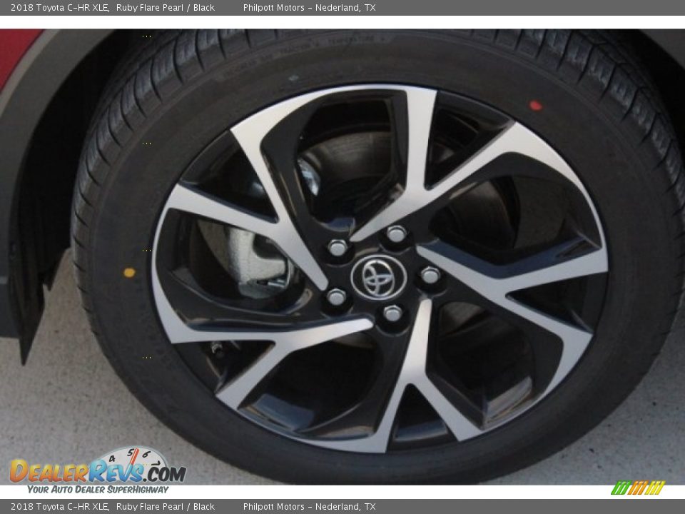 2018 Toyota C-HR XLE Ruby Flare Pearl / Black Photo #4
