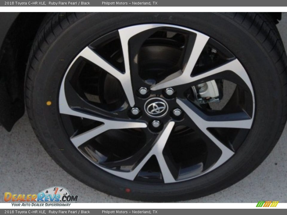 2018 Toyota C-HR XLE Ruby Flare Pearl / Black Photo #5