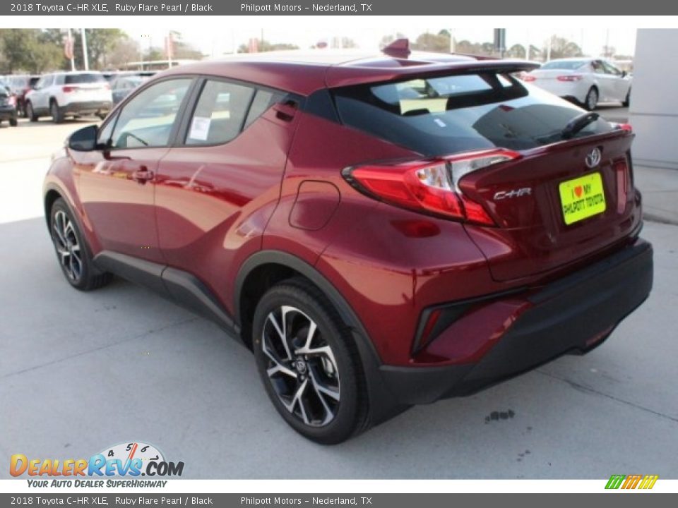 2018 Toyota C-HR XLE Ruby Flare Pearl / Black Photo #6