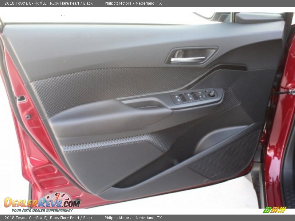 2018 Toyota C-HR XLE Ruby Flare Pearl / Black Photo #12
