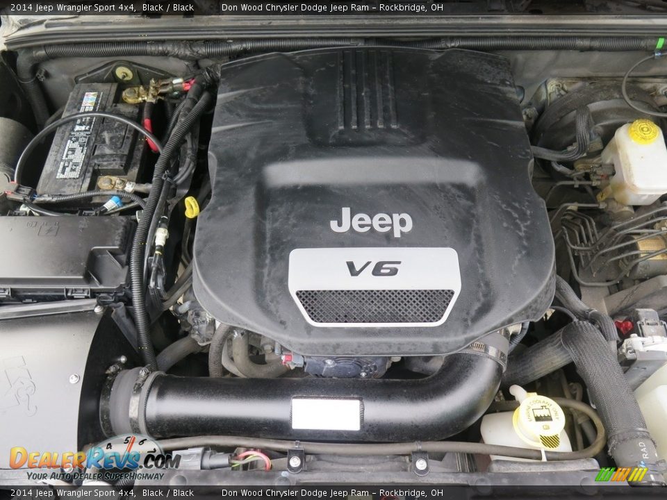 2014 Jeep Wrangler Sport 4x4 Black / Black Photo #23