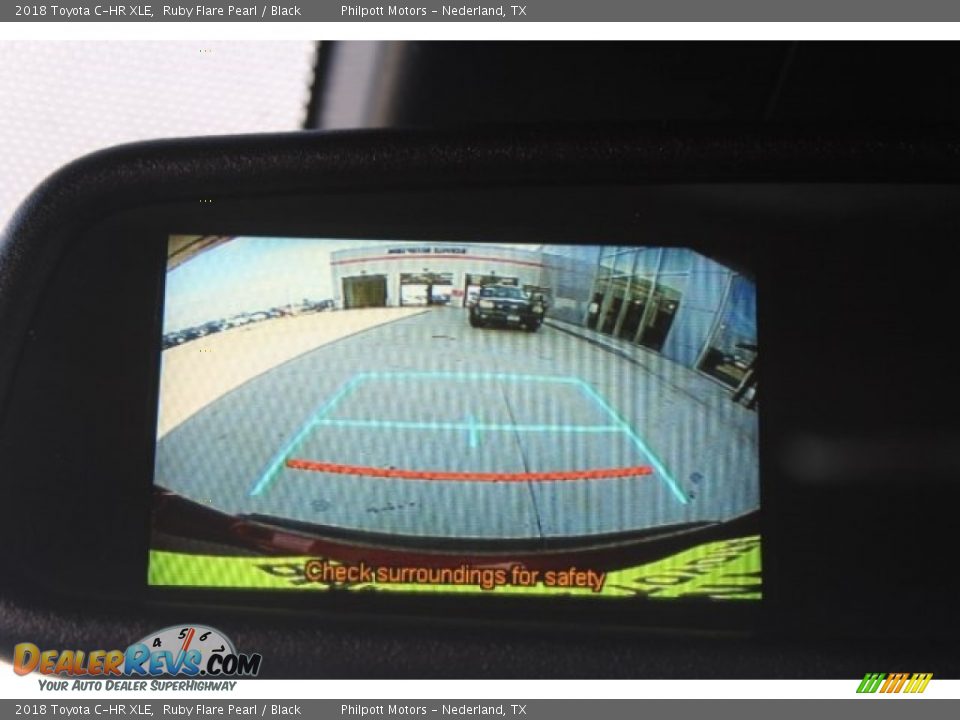2018 Toyota C-HR XLE Ruby Flare Pearl / Black Photo #15