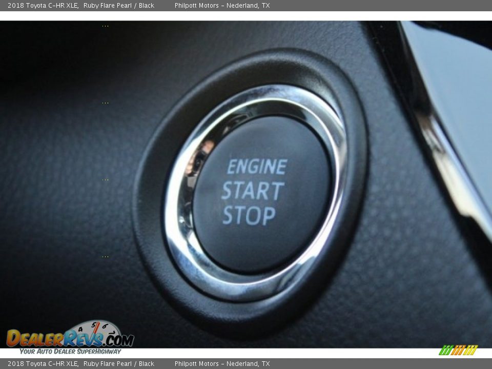 2018 Toyota C-HR XLE Ruby Flare Pearl / Black Photo #17